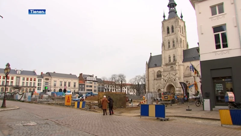 Werken aan Grote Markt in Tienen naderen nieuwe fase