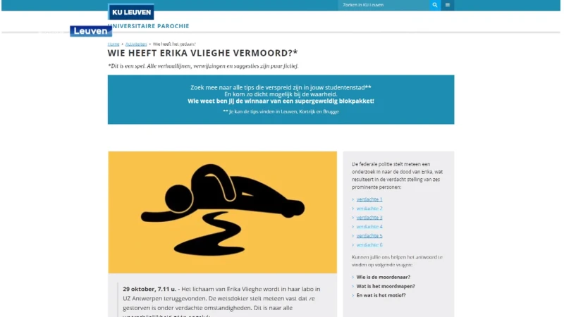 Wie heeft Erika Vlieghe vermoord?