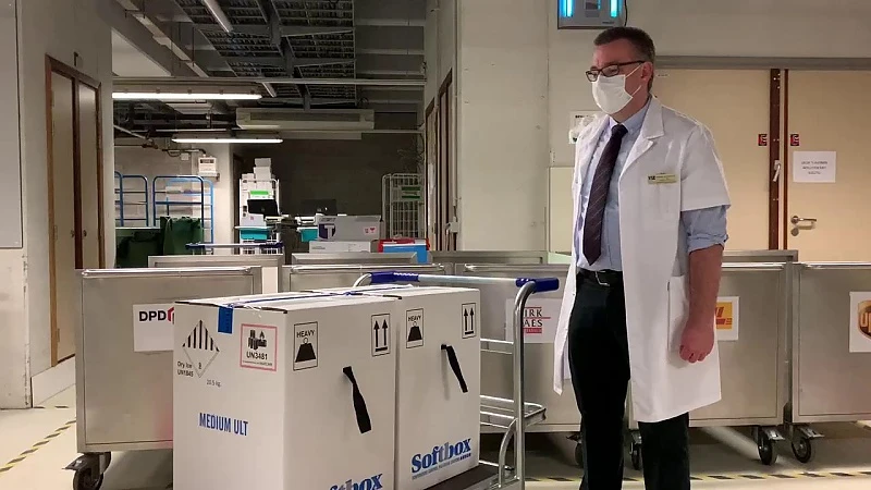 Eerste vaccins komen toe in UZ Leuven