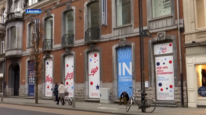Studenten van UCLL openen 7 tijdelijke winkels op Bondgenotenlaan in Leuven