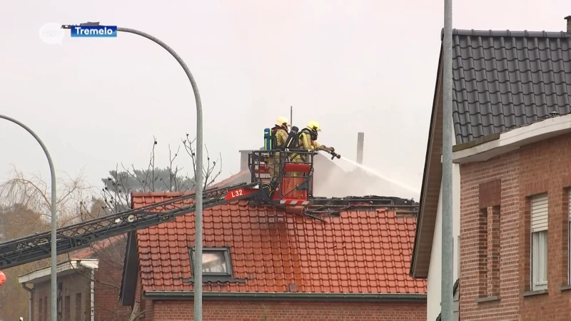 Uitslaande brand in Tremelo, Baalsebaan afgesloten voor verkeer