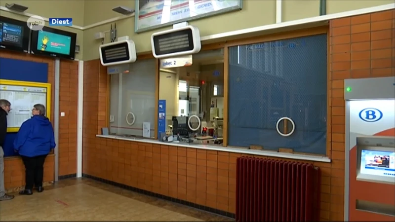 Loketten station Diest sluiten op zondag, er komt te weinig volk