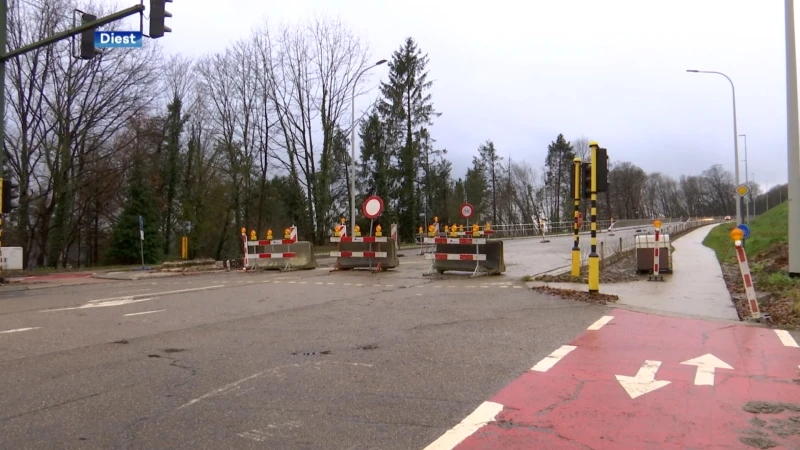 Turnhoutsebaan in Diest eind april klaar, eerst nog nieuw wegdek aan kruispunt Citadellaan