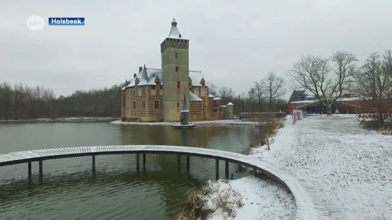 Regio kleurt wit onder sneeuwtapijt, ook aan kasteel van Horst