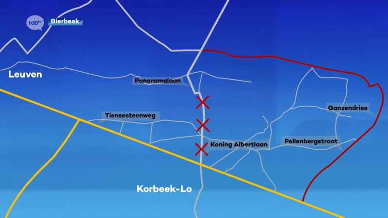 Panoramalaan en Koning Albertlaan Bierbeek maand lang afgesloten voor verkeer