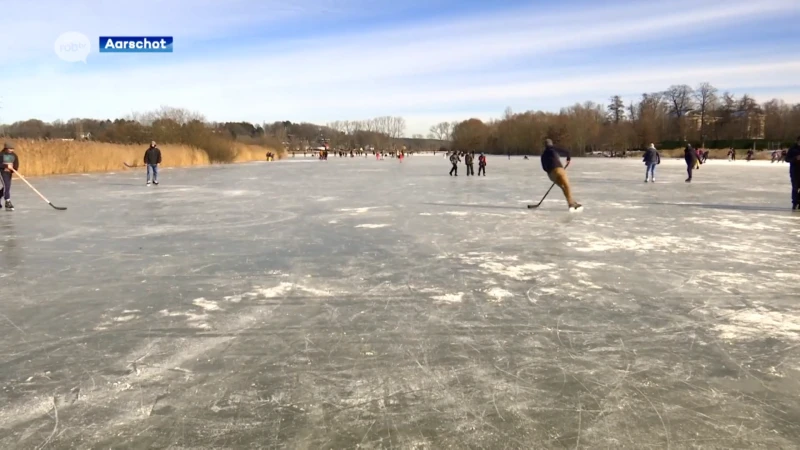 Zo ziet echte winterpret eruit: Kasteel van Schoonhoven is decor voor schaatspiste Aarschot