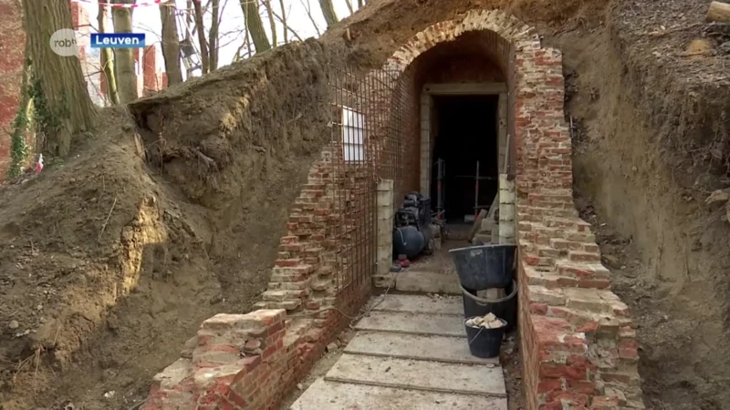 Historische ijskelder aan Brusselse Poort in Leuven wordt verblijfplaats voor vleermuizen