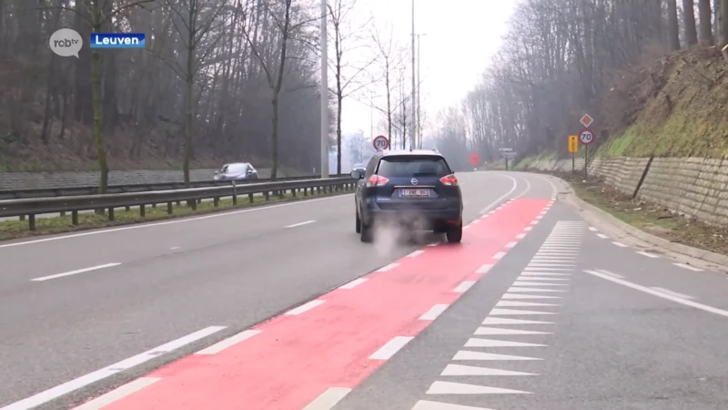 Vanaf morgen maar 30 kilometer per uur om deel van de Rennessingel in Leuven door werken