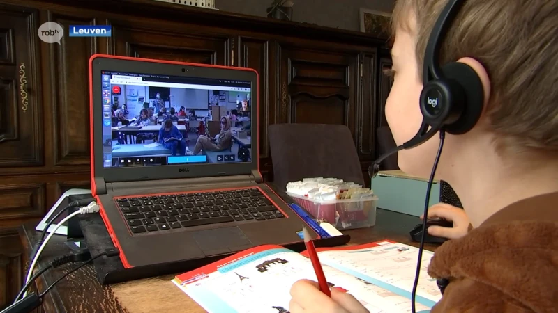 6de Editie van pyjamadag Bednet: leerlingen De Krullevaart in Wilsele doen pyjama aan voor ziek klasgenootje Nick