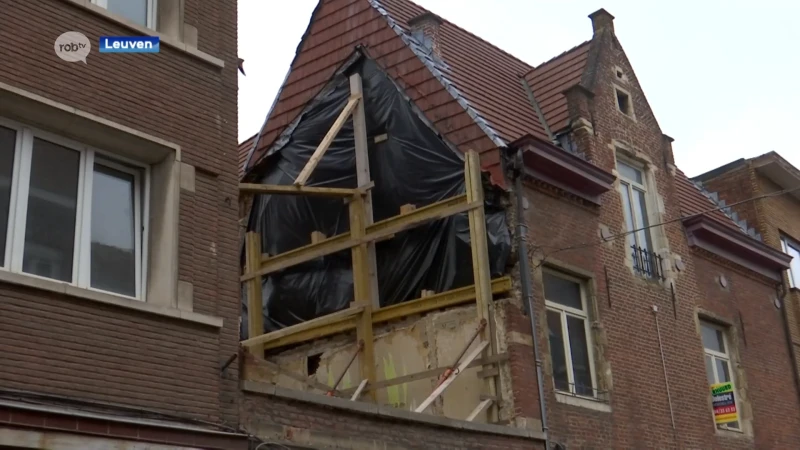 Huurder vreest dat historisch huis in Leuven gaat instorten door ondergrondse parkeergarage