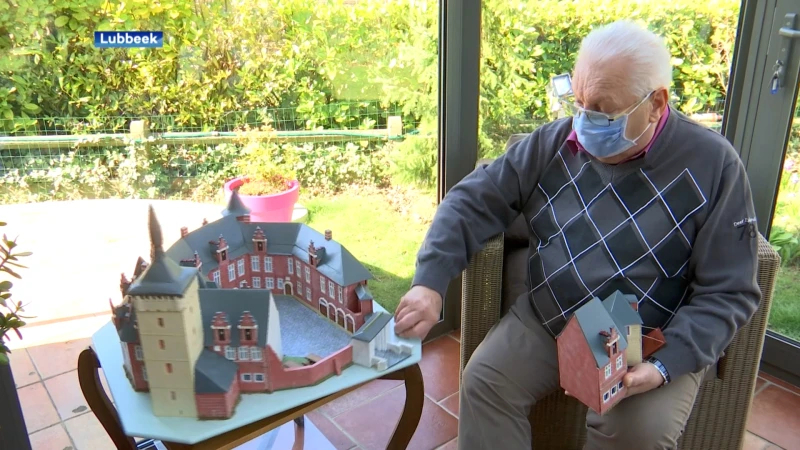 Herman (83) bouwt Kasteel van Horst na in miniatuurversie