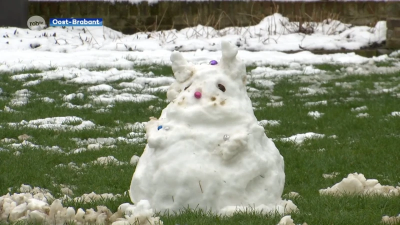 Opnieuw sneeuw in de regio: "Het lijkt eerder kerstvakantie dan paasvakantie"