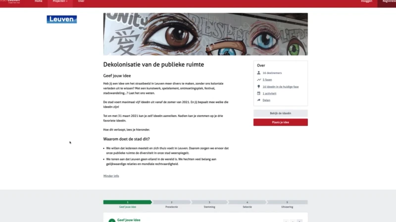 Stemmen voor ideeën om Leuven diverser te maken