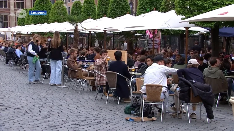 Overvolle Oude Markt en een leeg stadspark, het is ooit anders geweest: "Heropening van de horeca moet gevierd worden"