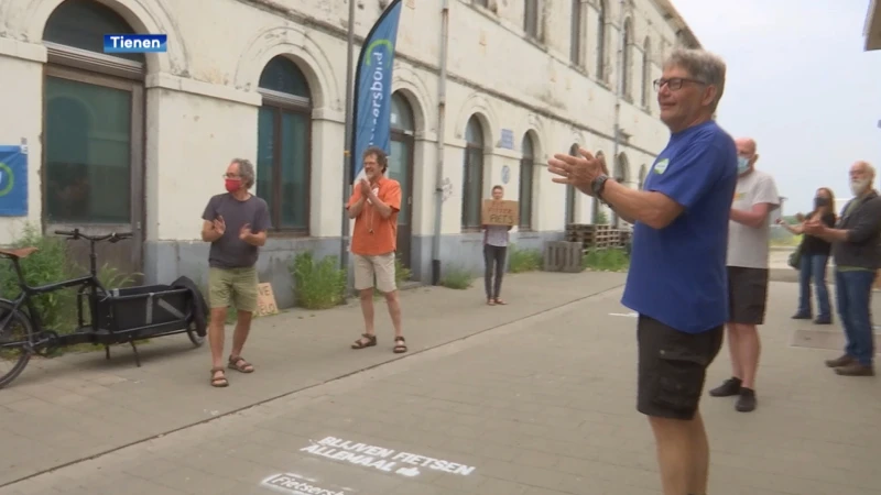 Veel applaus voor fietsers op Wereldfietsdag in Tienen