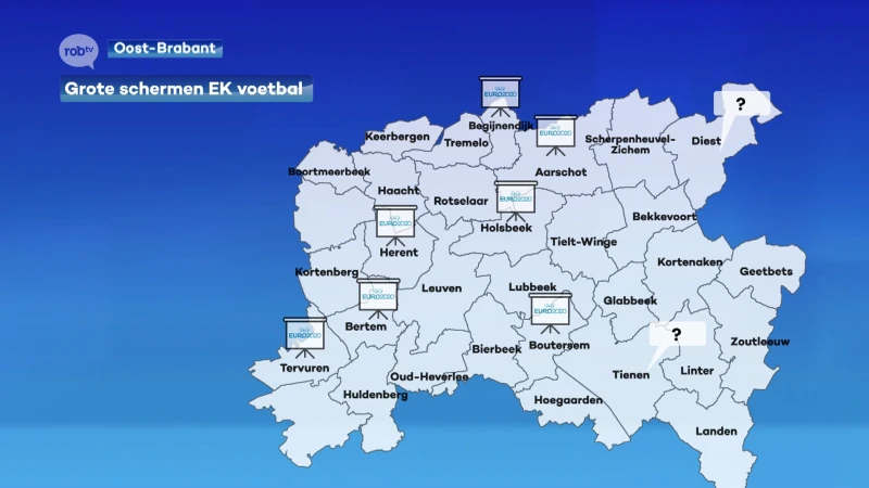 Ontdek hier waar in regio je Rode Duivels kan gaan aanmoedigen op groot scherm
