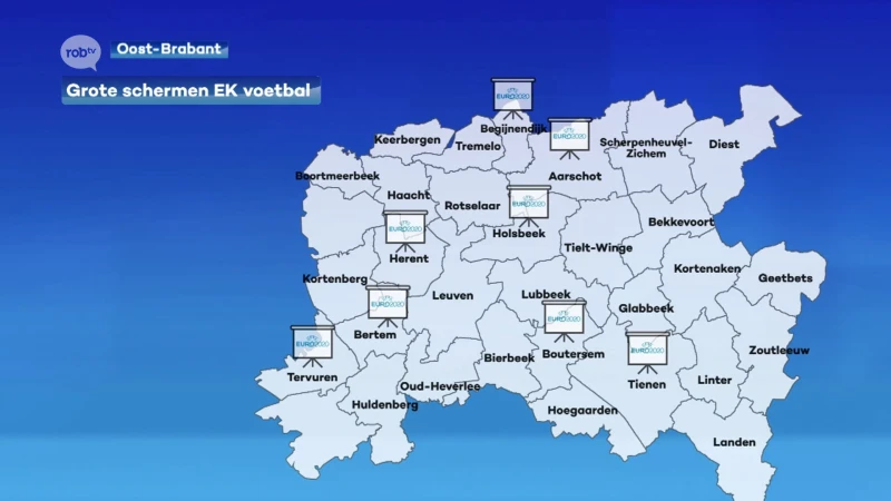 Ook in Oud-Heverlee zal je de wedstrijden van de Rode Duivels op groot scherm kunnen zien