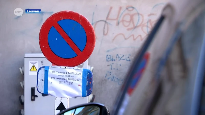 Jaarlijkse veegactie in Leuven: bewoners verplaatsen best op tijd hun wagen