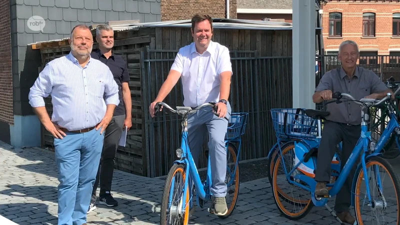 Gemeente Haacht opent nieuwe Blue-bikelocatie met 8 deelfietsen aan station