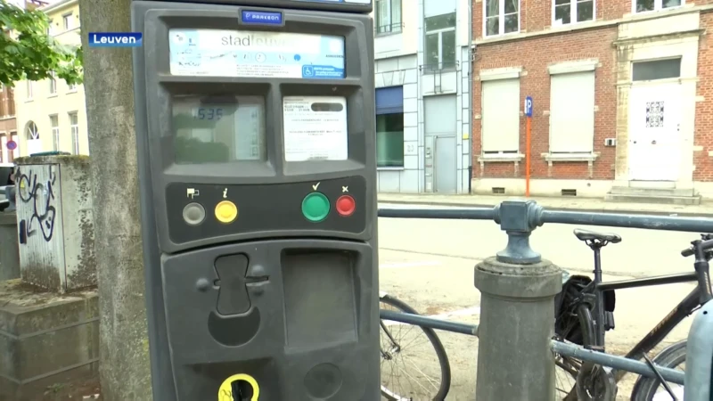 Parkeren in Leuven kan vanaf volgend jaar met de bankkaart