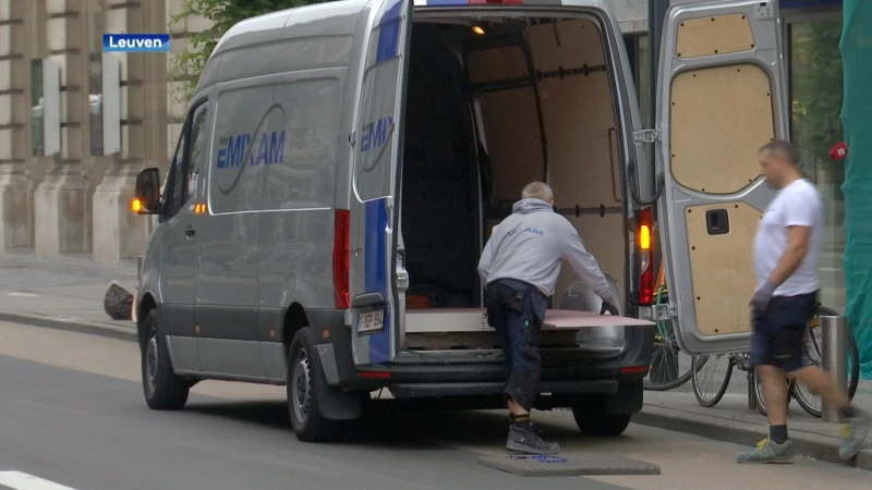 Leuvense Fietsersbond boos: te veel bestelwagens in Bondgenotenlaan 's morgens
