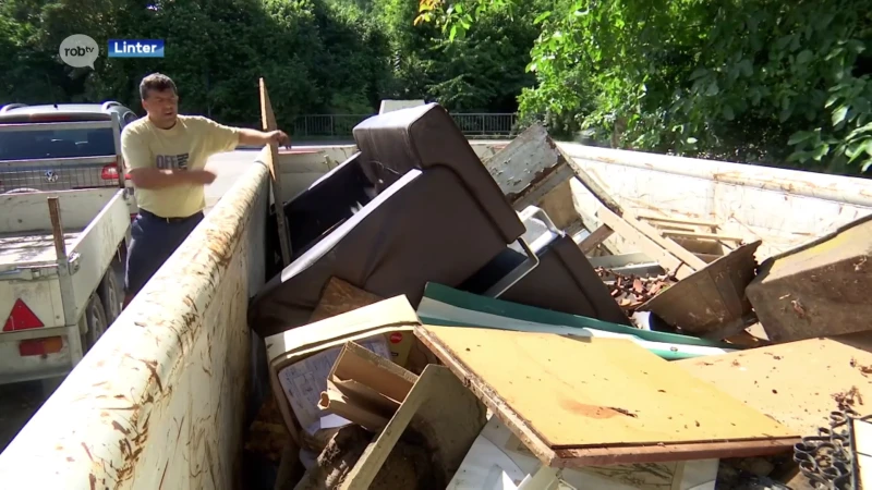 Opkuis na wateroverlast blijft voortduren in ondermeer Tienen en Linter: "Wij weten niet waar eerst te beginnen"