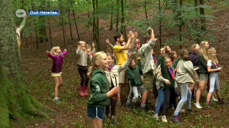 Jeugdbewegingen in jeugdverblijf De Kluis laten regenweer niet aan hun hart komen