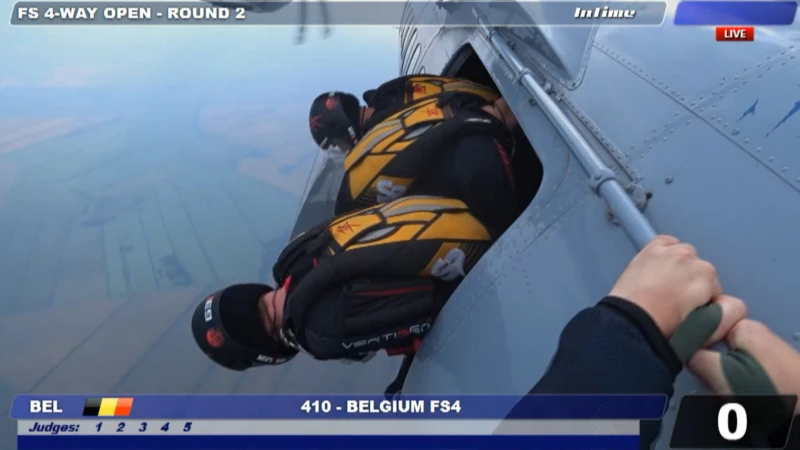 Diestse parachutistenteam Hayabusa vierde keer (!) goud