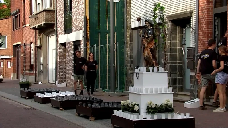 Sint-Rochusverlichting werpt warme gloed over Aarschot