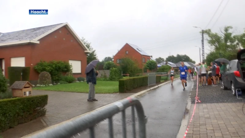 Haachtse Loop valt in het water en dat bevalt de lopers