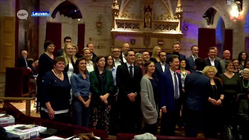 Voor de eerste keer in anderhalf jaar tijd terug gemeenteraad in het stadhuis van Leuven