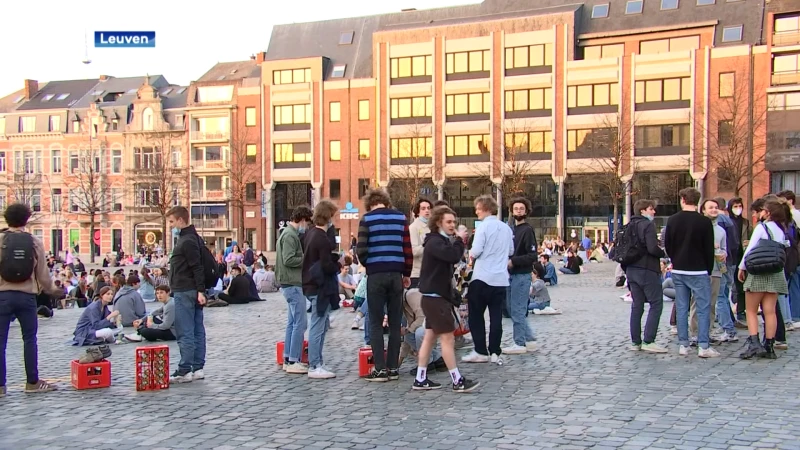 Vanaf 31 augustus opnieuw alcoholverbod om middernacht in Leuven in plaats van 22 u.