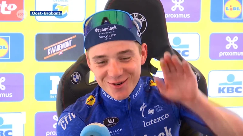 Remco Evenepoel soleert naar zege in generale repetitie voor WK in Leuven: "Dit maken we één keer in ons leven mee"