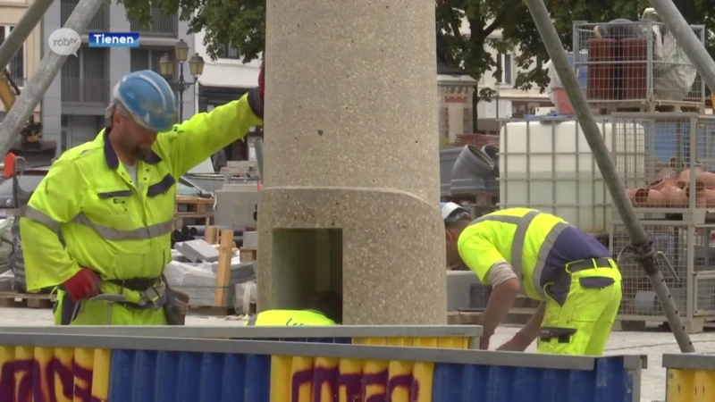 Eind deze maand is grootste hinder voor verkeer voorbij op Grote Markt in Tienen