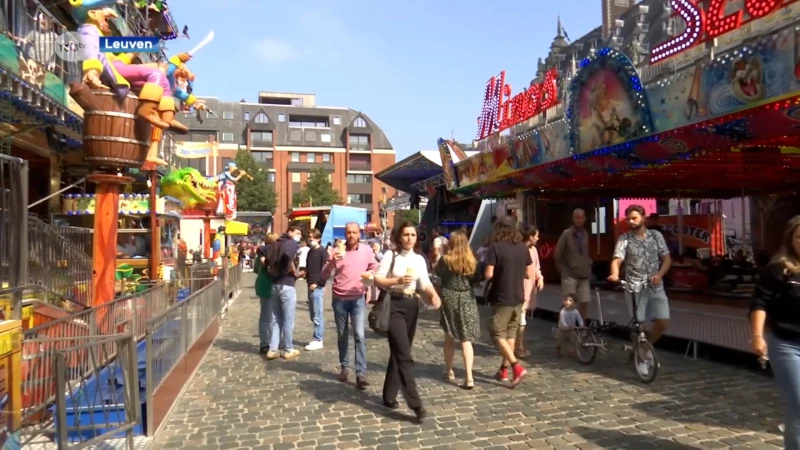 Leuven Kermis zonder mondmaskerplicht of beperkt aantal bezoekers is een schot in de roos