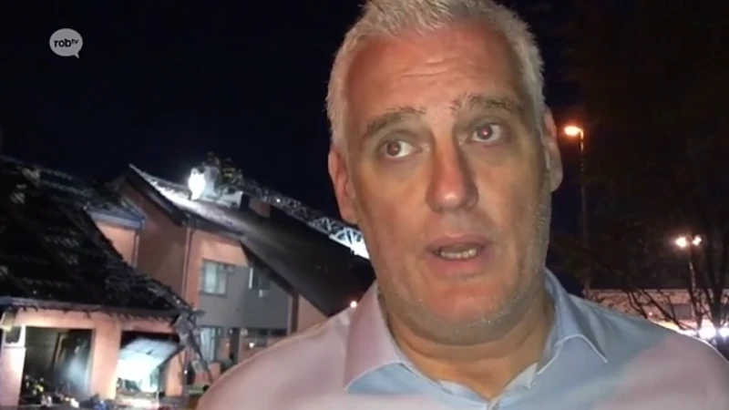 Christophe De Graef reageert op brand in Diest: "Dat is hier nog nooit gebeurd, en nu 2 keer in zo'n korte tijd!"