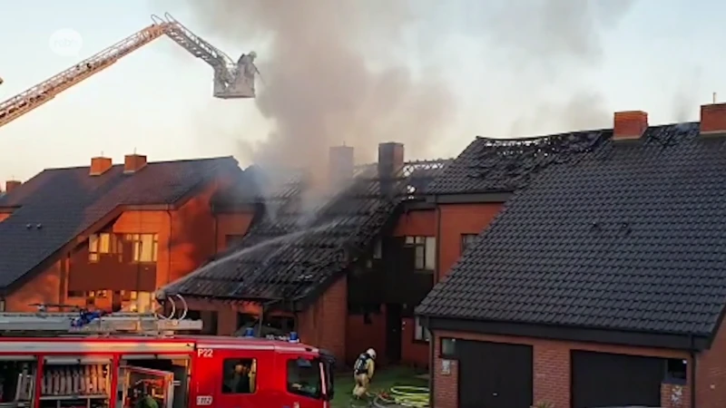 5 woningen onbewoonbaar verklaard na zware brand op Parelserf in Diest