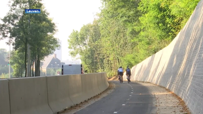 Werken aan nieuw tweerichtingsfietspad op Leuvense Rennessingel afgerond