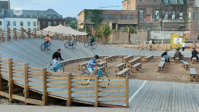 Strapdag in Leuven: basisschool test nog snel de velodroom uit