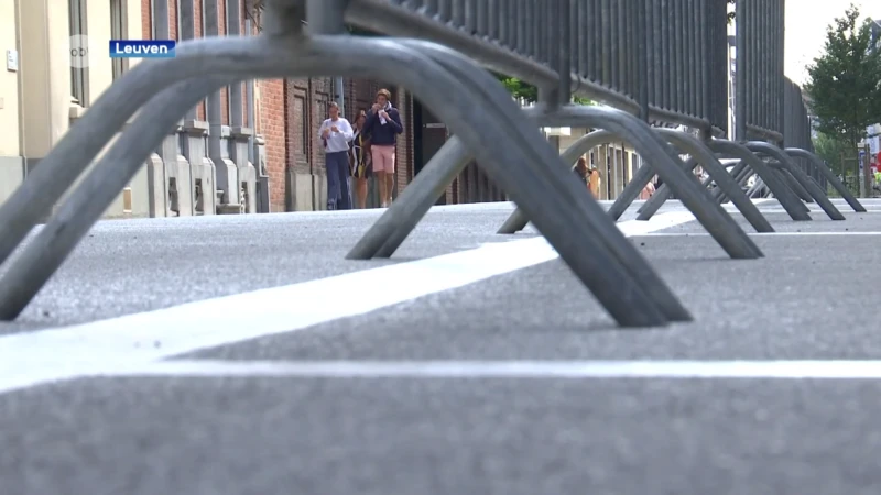 Leuvense binnenstad staat vol met nadarhekken