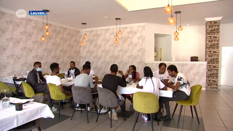 Eén van de weinige Afrikaanse landen, Eritrea, kampeert in Leuven in afwachting van het WK