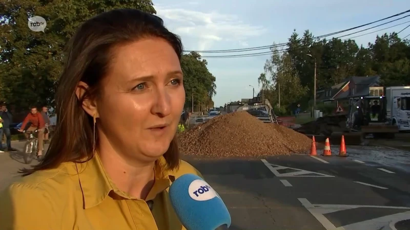 LIVE: Hoelang de hinder aan de Diestsesteenweg nog gaat duren, is niet duidelijk