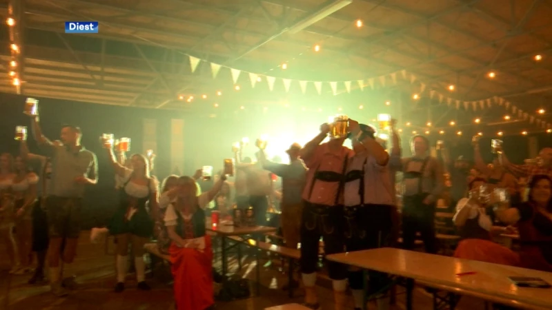 Lederhosen en bier: dit was het Oktoberfest in Diest