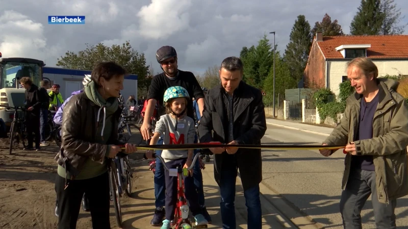 Nieuwe fietspaden zorgen voor veiliger fietsen in Bierbeek