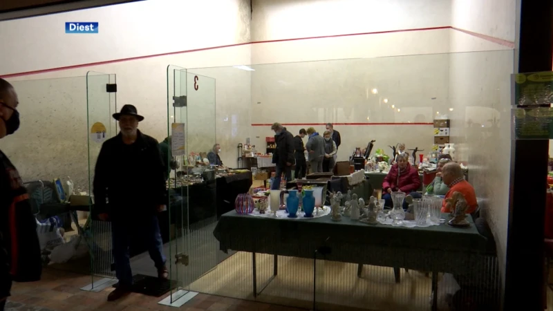 Na lange periode weer een rommelmarkt in Karteria in Diest: "Helaas minder volk dan voor corona"