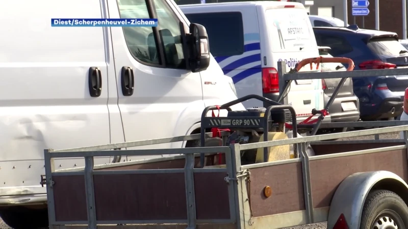 Man betrapt met aanhangwagen van 2190 kilogram tijdens politiecontrole in Scherpenheuvel