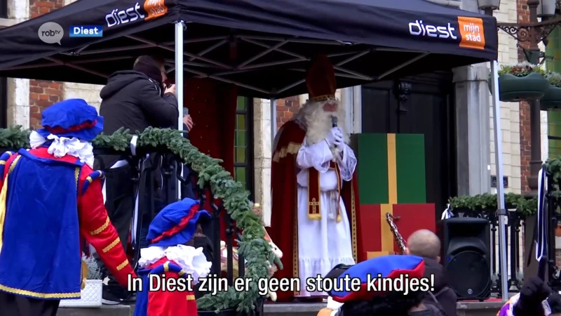 Sint coronaproof aangekomen in Diest: "Geen stoute kindjes"