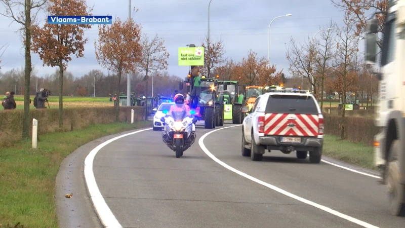 Veel verkeershinder in de regio door protestactie boeren