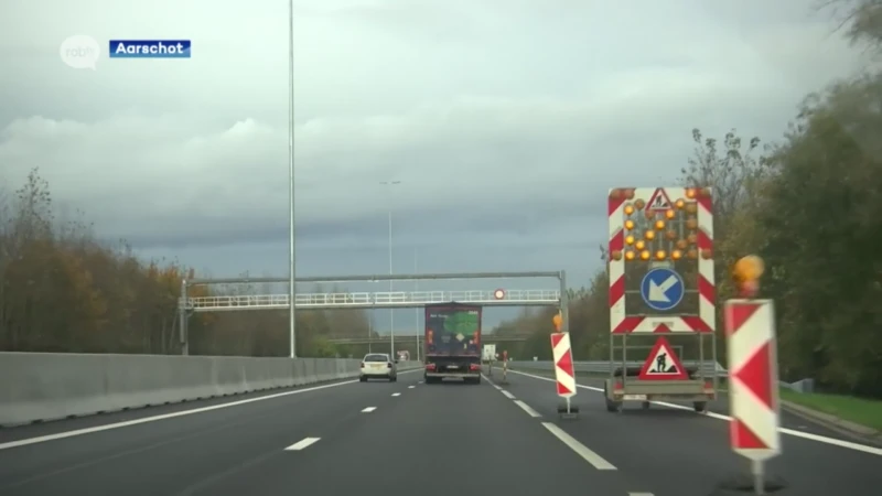 Werken op E314 tussen Aarschot en Leuven vanaf woensdag eindelijk afgerond