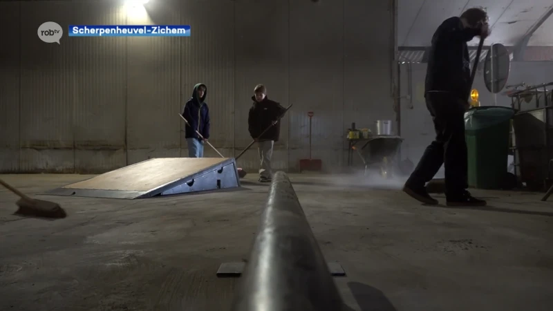 Skaten kan voortaan ook indoor in Scherpenheuvel-Zichem, skaters maken terrein zelf proper: "De Loods is goedgekeurd"